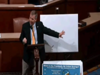 Rep Puts Up Blank Board, Claims It's Obama's Plan To Cut Spending