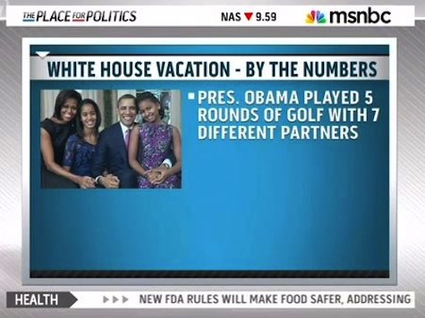MSNBC Looks At Obama's Vacation 'By The Numbers,' Ignores $4mil Cost