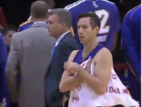Metta World Peace Wipes Face With Steve Nash Sweat