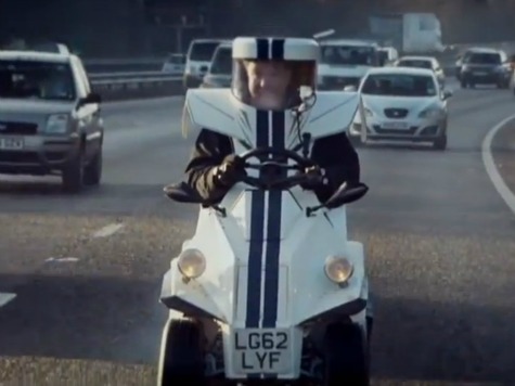 Watch: 'Top Gear' Host's Terrifying Test Ride of World's Tiniest Car