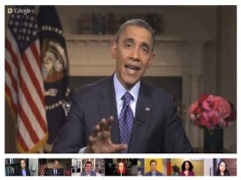 Mom Grills Obama on Drones in Google+ Hangout