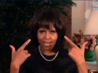 First Lady: Bangs Are My 'Midlife Crisis'