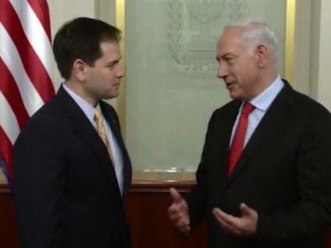 Prime Minister Benjamin Netanyahu Meets With Senator Marco Rubio