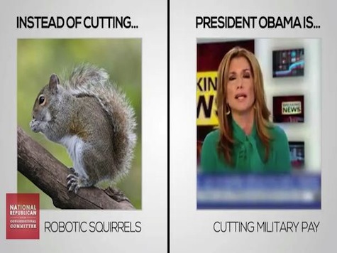 GOP Hits Obama For Cutting Military Pay Instead Of Robotic Squirrels
