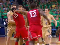 Fight Breaks Out In Notre Dame Game