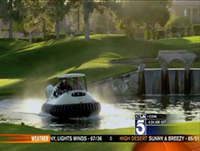 Bubba Watson's Hovercraft Golf Cart
