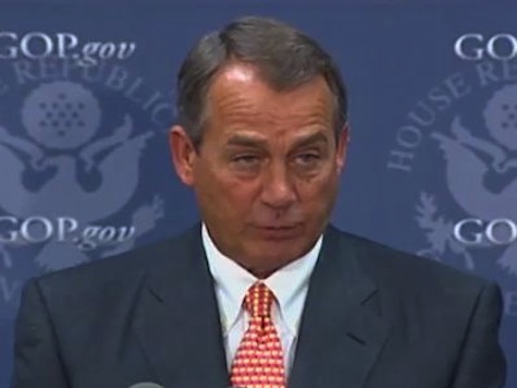 Boehner: Obama Deserves Credit For Unbalanced Budget