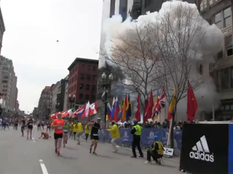 WATCH: Incredible Ground Level View Of Marathon Explosion
