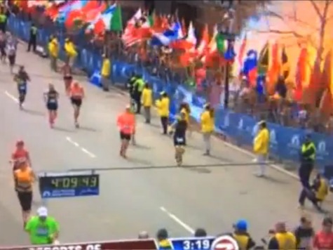 VIDEO: Explosion From Finish Line