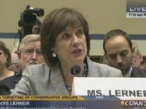 Report: IRS Executive Lerner Placed on Administrative Leave