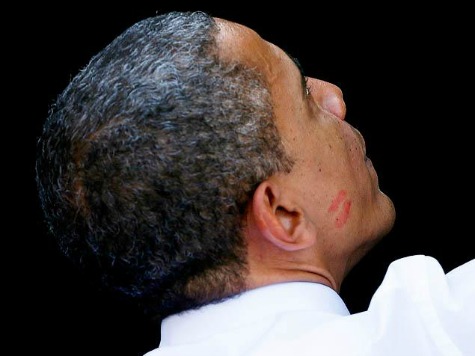 Obama Jokes About Lipstick Stain