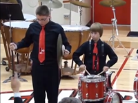 Watch What This Kid Does When Cymbal Breaks During National Anthem