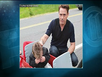 Robert Downey Jr. Makes Baby Cry After Not Wearing Iron Man Costume