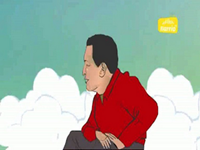 'Chavez In Heaven' Cartoon Mocks Uncle Sam