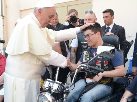 Pope Francis Blesses Harley Davidson Bikers