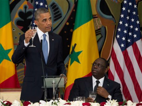 Obama Talks NBA Draft in Senegal