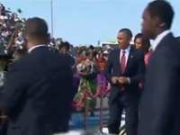 Obama Breaks Into Dance At Tanzania Ceremony