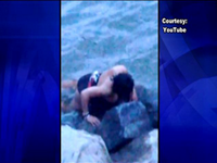 WATCH: Bay Bridge Crash Survivor Awaits Help After Swimming To Safety