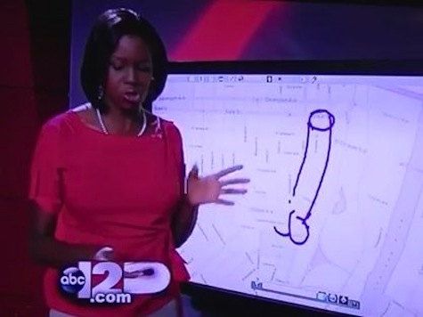 Local Reporter Accidentally Draws Giant Penis During Broadcast