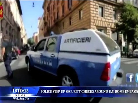 Police Step Up Security Around U.S. Embassy In Rome