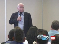 McCain Touts Immigration, Gun Control at Town Hall