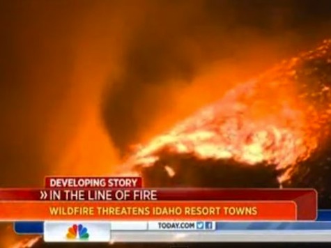 Wildfire Threatening Multi-Million Dollar Homes Near Resort Town
