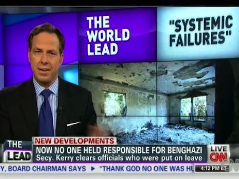 CNN's Tapper: No One Held Responsible For Benghazi
