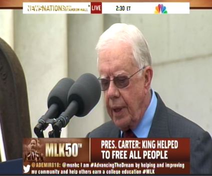 Jimmy Carter: MLK Got Me A Million 'Yankee Votes'