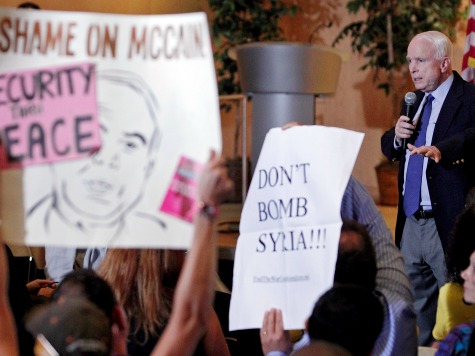 Town Hall Attendees Grill McCain on Syria