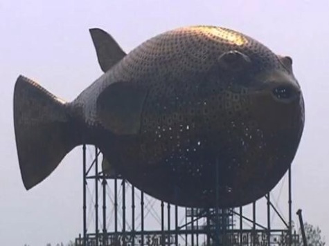 China Spends $11 Million On Giant Copper Puffer Fish