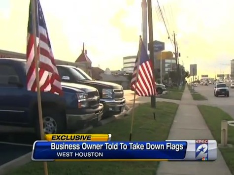 Landlord Tells Business Owner To Take Down American Flags