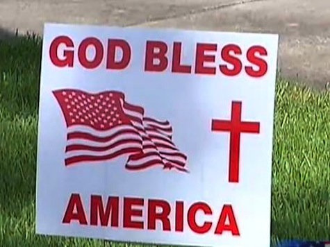 Florida Town Demands Homeowners Take Down 'God Bless America' Signs