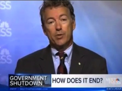 Rand Paul: Irresponsible For Obama To Talk Default