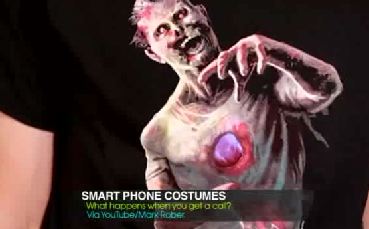 Creepy Cool Halloween Costumes Using Smartphones