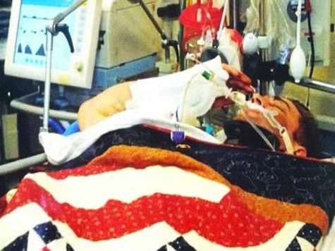 Army Ranger Thought To Be Unconscious Salutes From Hospital Bed