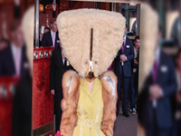 Lady Gaga's Strangest Headpiece Yet