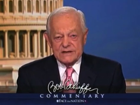 CBS's Schieffer: Obamacare Shows Govt. Incapable of Making Things Better