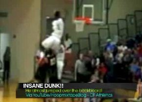 Insane Dunk At Basketball Game