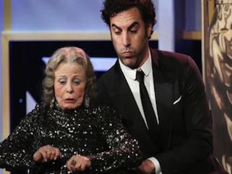 Sacha Baron Cohen 'Kills' Elderly Woman at Britannia Awards