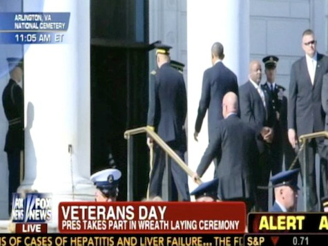 LISTEN: Hot Mic During Obama Arlington Wreath Laying Ceremony