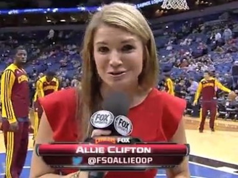 Reporter Doesn't Flinch After Being Hit In Head With Ball