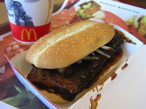 McRib Dumped From McDonald's Menu