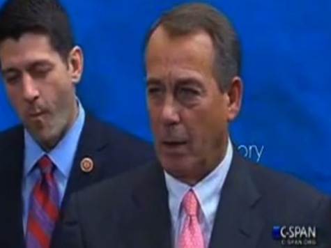 Boehner: On January 1, It Will Be Clear That More Americans Will Have Lost Their Insurance