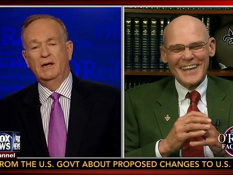 O'Reilly, Carville Spar Over ObamaCare and the NSA
