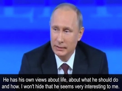 Putin: Snowden and All His Data 'Seems Very Interesting'
