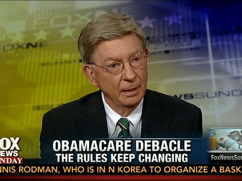 George Will: President Would Be Better Off if SCOTUS Struck Down ObamaCare