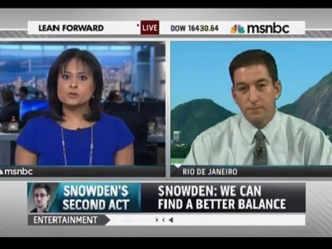 Greenwald Takes a Swipe at MSNBC: I Defend Snowden Like You Defend Obama '24 Hours a Day'
