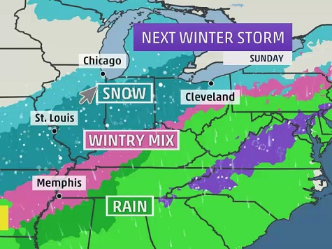 Another Winter Storm to Hit Eastern US by Weekend's End