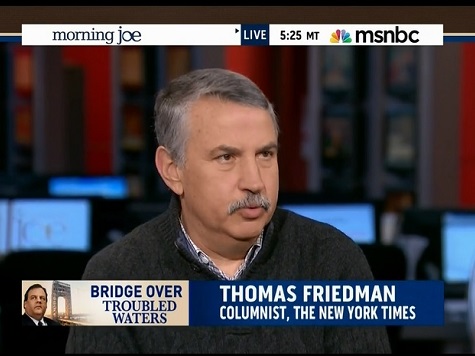 NY Times' Tom Friedman: Christie 'Bridge Scandal' Like Sunni-Shiite Strife in Middle East