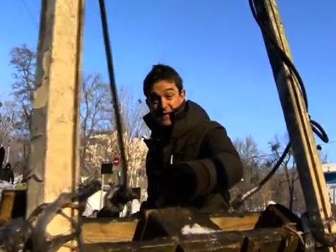 Kiev Catapults: Amazing Look Into The Front Line of Protesters Camp